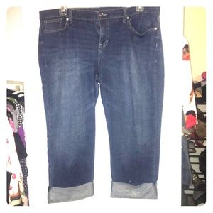 Gap Straight Crop Boyfriend Jeans